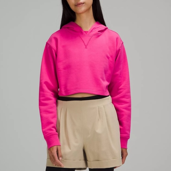 lululemon athletica Tops - Lululemon All Yours Hoodie Sonic Pink